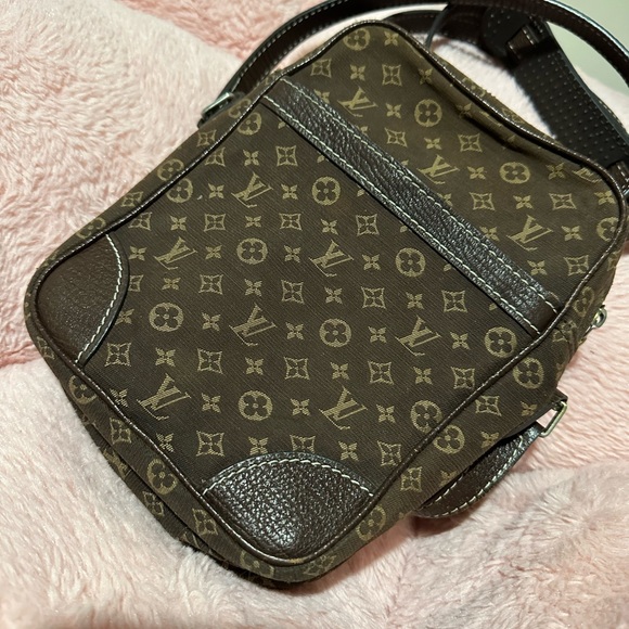 Louis Vuitton Ebene Mini Lin Canvas Danube Bag - Picture 7 of 9